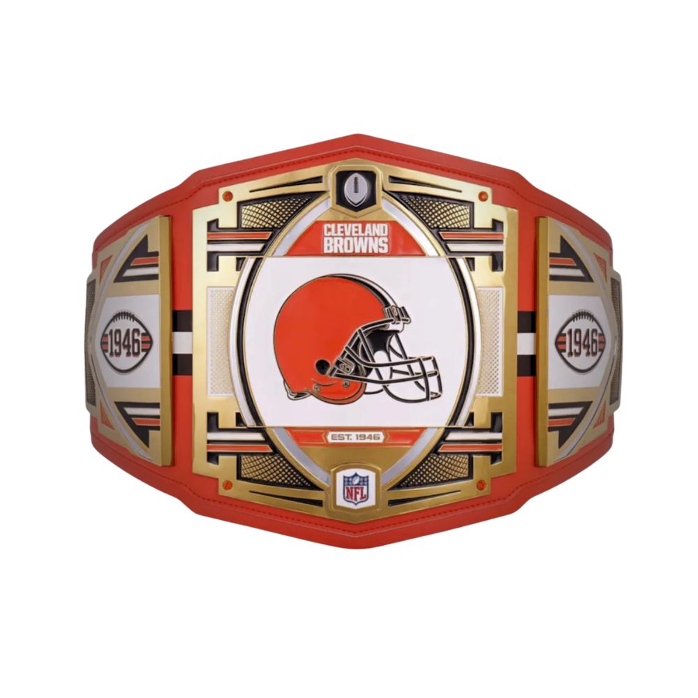 Cleveland Browns Championship Belt – Premium NFL Fan Title for Collectors