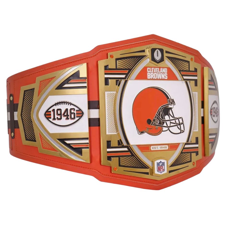 Cleveland Browns Championship Belt – Premium NFL Fan Title for Collectors