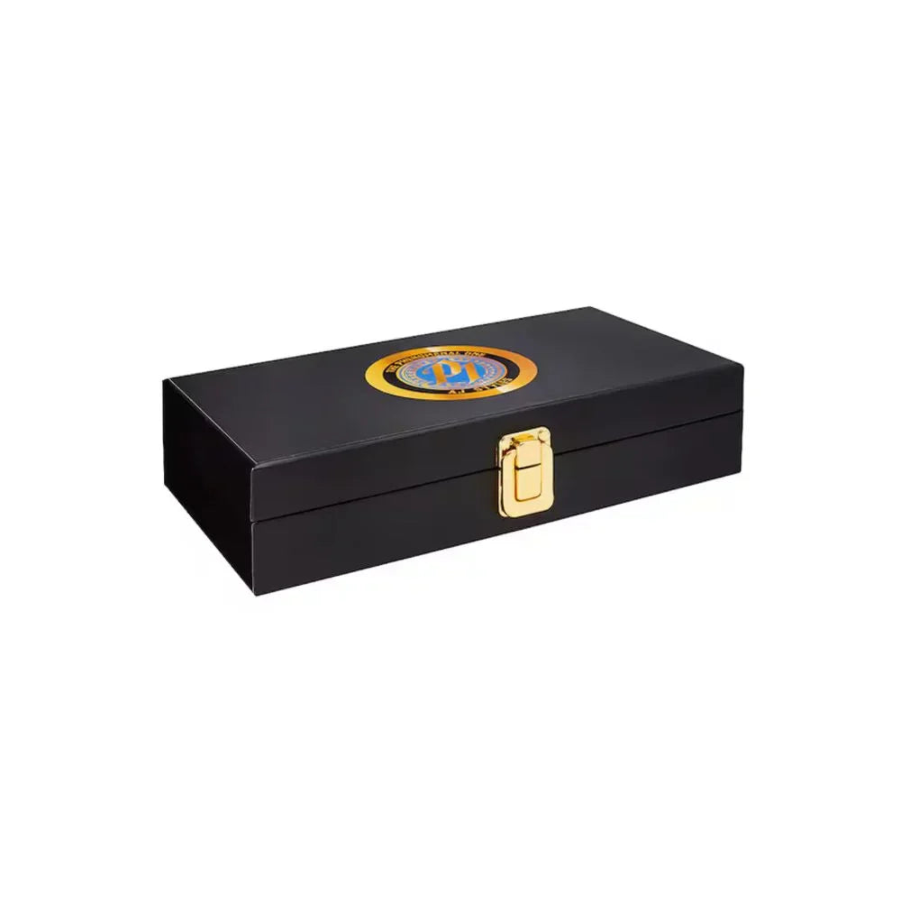 SEO Title:  AJ Styles Championship Side Plates in Brass Metal