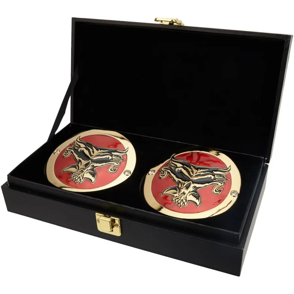 Brock Lesnar WWE Championship Side Plates in Brass Metal