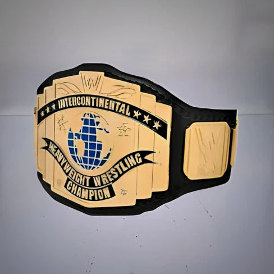 WWE Intercontinental Belt Black - Classic Collector's Title