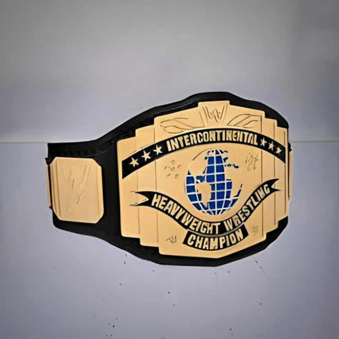 WWE Intercontinental Belt Black - Classic Collector's Title