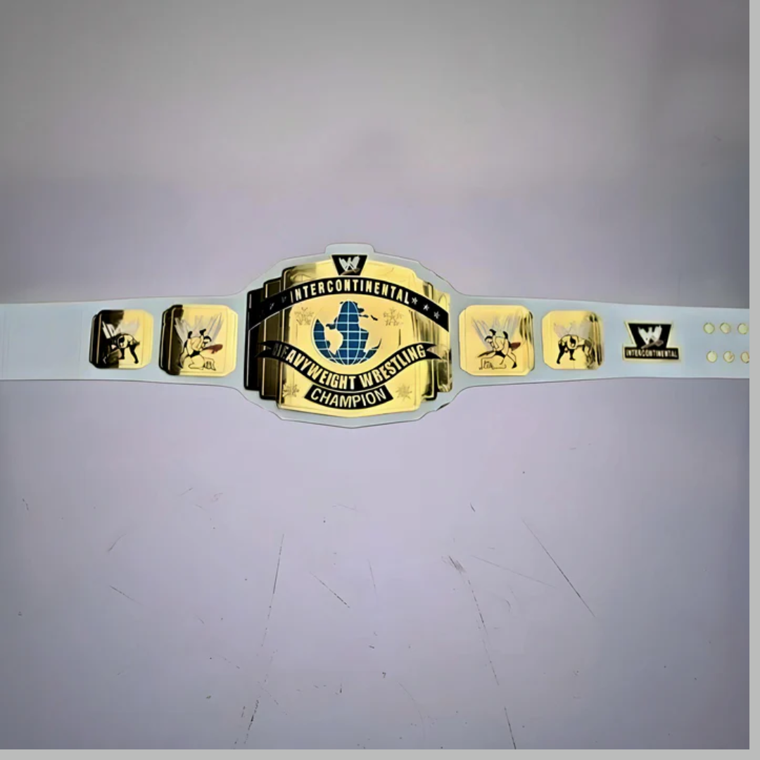 WWE White Intercontinental Belt - Classic Collector's Title