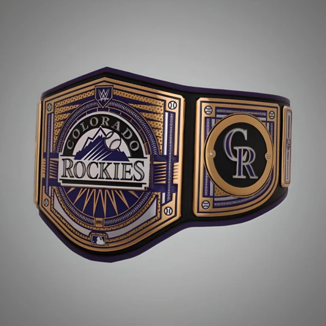 Colorado Rockies WWE MLB Legacy Belt - Championship Title
