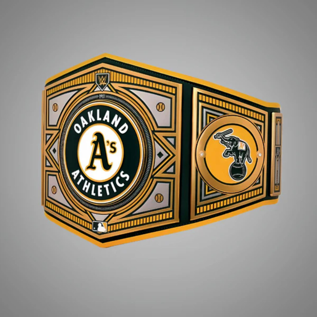 Oakland Athletics WWE MLB Championship Belt - Legacy Title