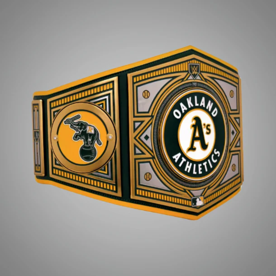 Oakland Athletics WWE MLB Championship Belt - Legacy Title