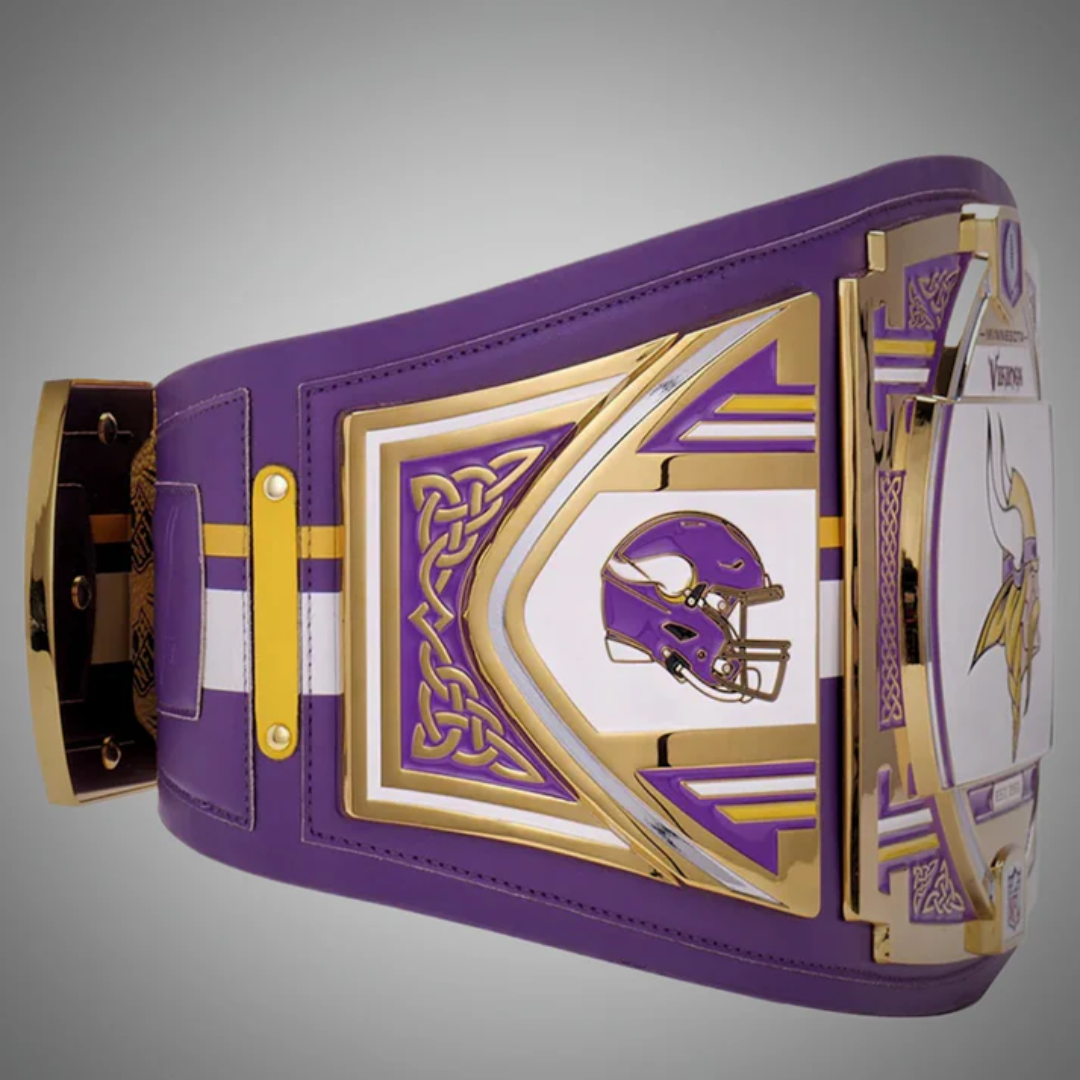 Minnesota Vikings Championship Belt - WWE Legacy Title Belt