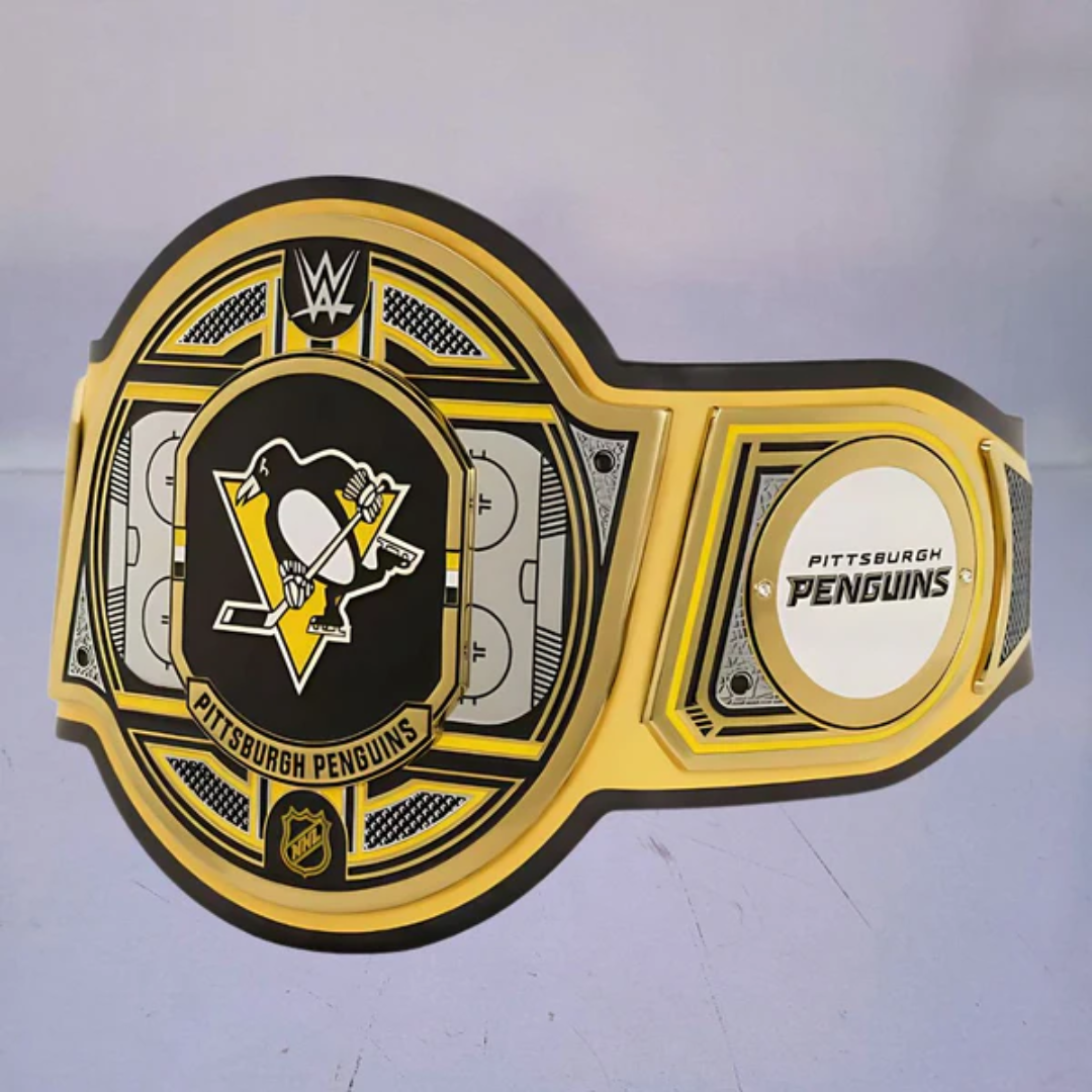 Pittsburgh Penguins WWE NHL Legacy Belt - Championship Title