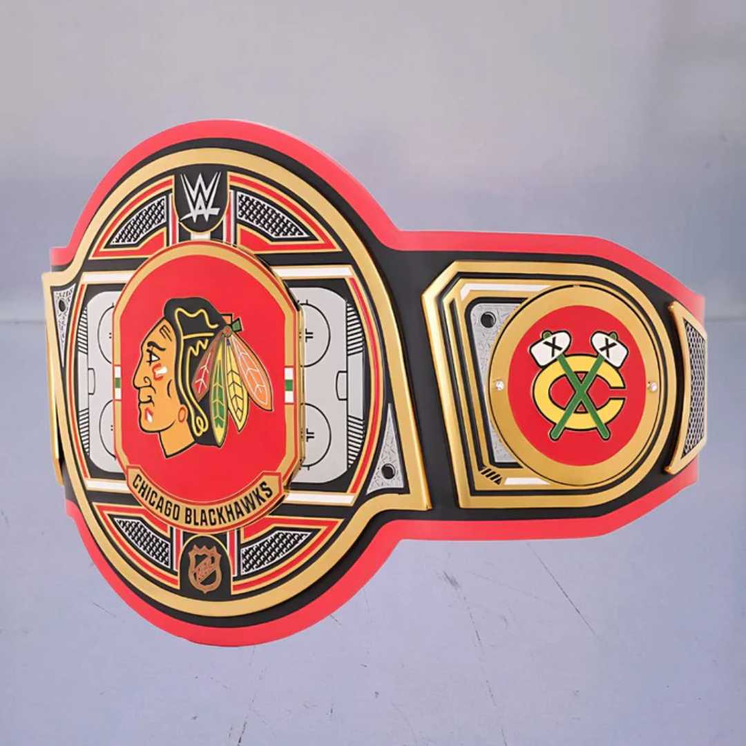 Chicago Blackhawks WWE NHL Championship Belt - Legacy Edition