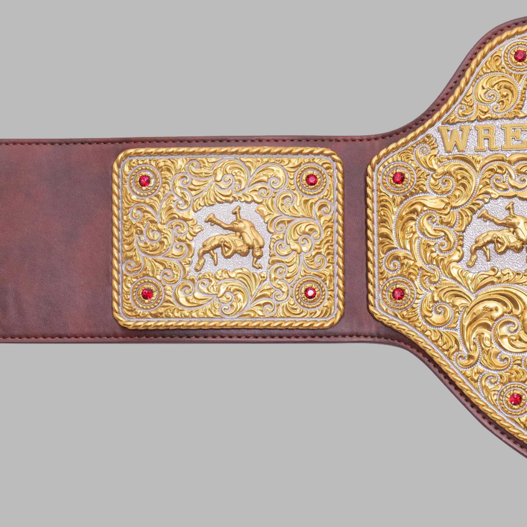 WWE Big Gold World Heavyweight Wrestling Champion Belt