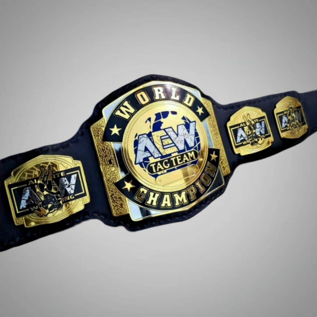 AEW World Tag Team Championship Belt – Elite Wrestling Collector Edition