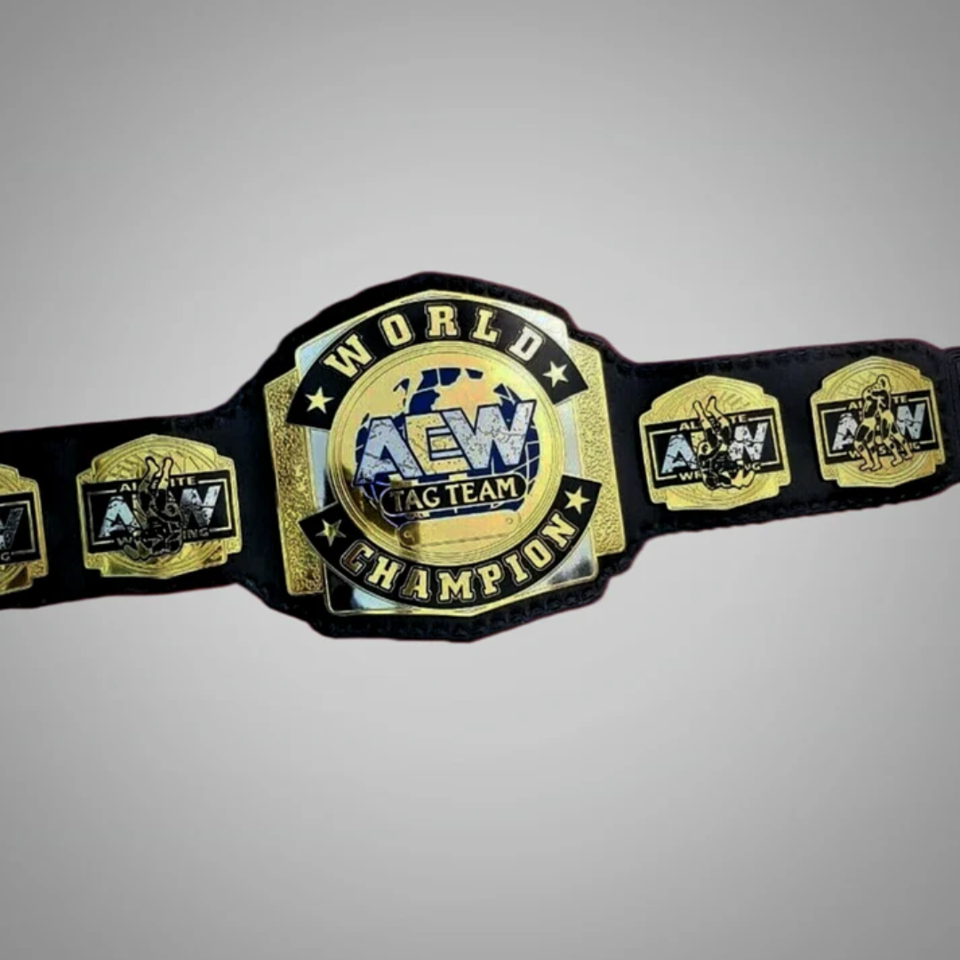 AEW World Tag Team Championship Belt – Elite Wrestling Collector Edition