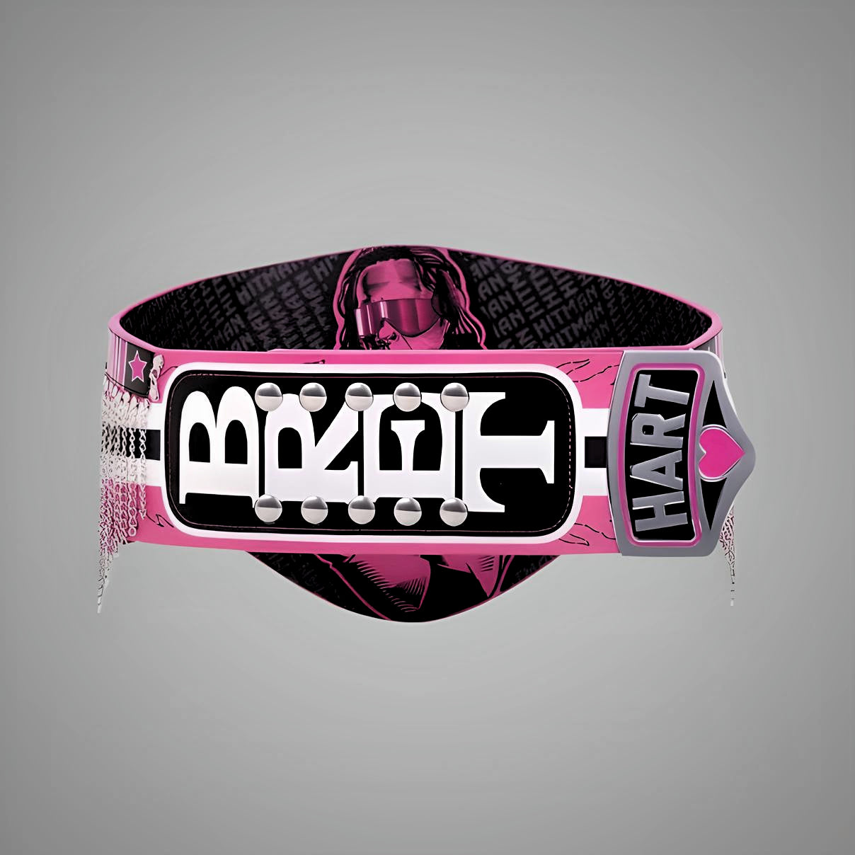 Bret Hart WWE Legacy Title paying tribute to his career achievements.