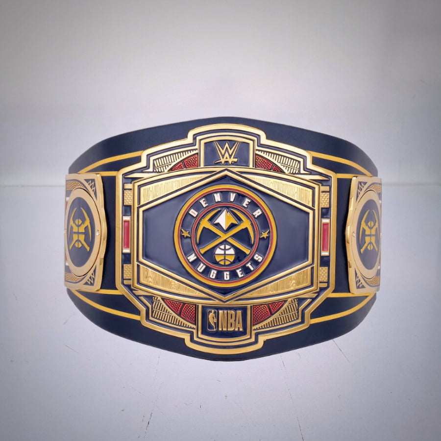 Denver Nuggets NBA WWE Legacy Championship Belt, a fusion of basketball and wrestling greatness.