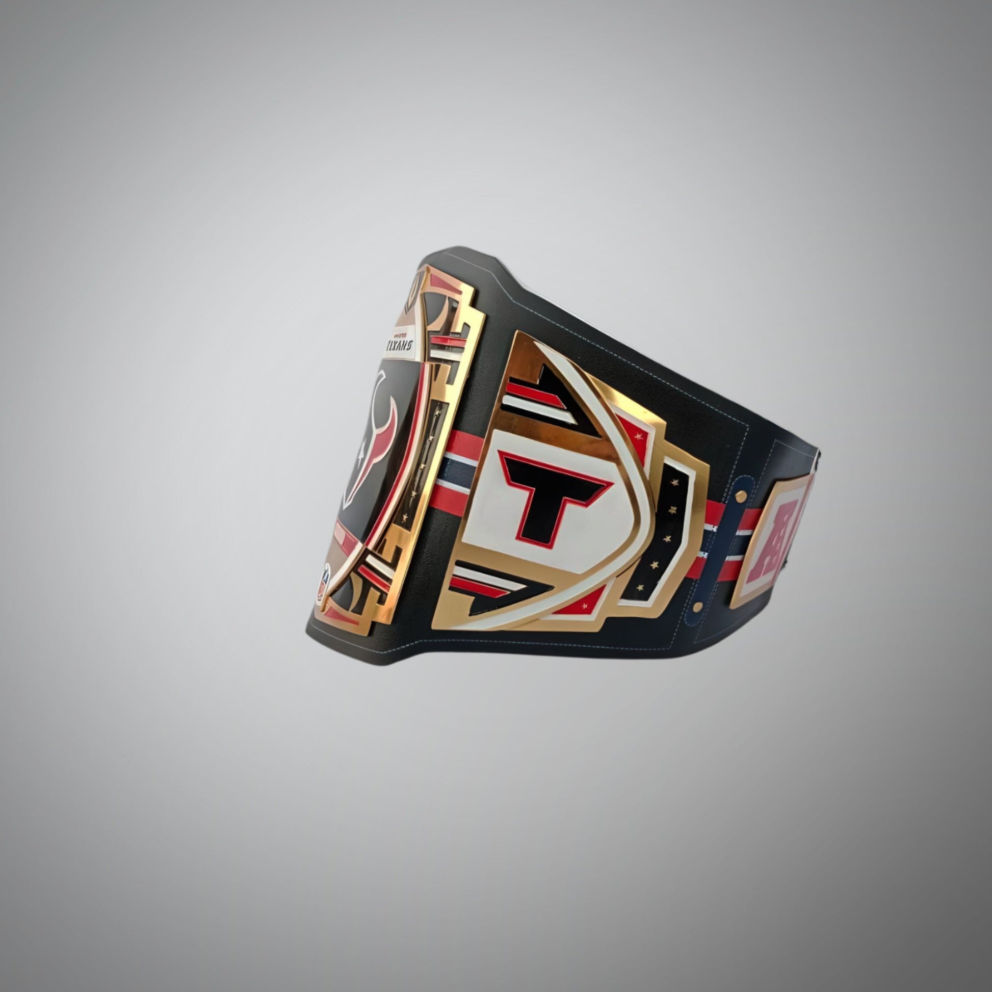 Houston Texans WWE-style belt showcasing the NFL legacy branding.