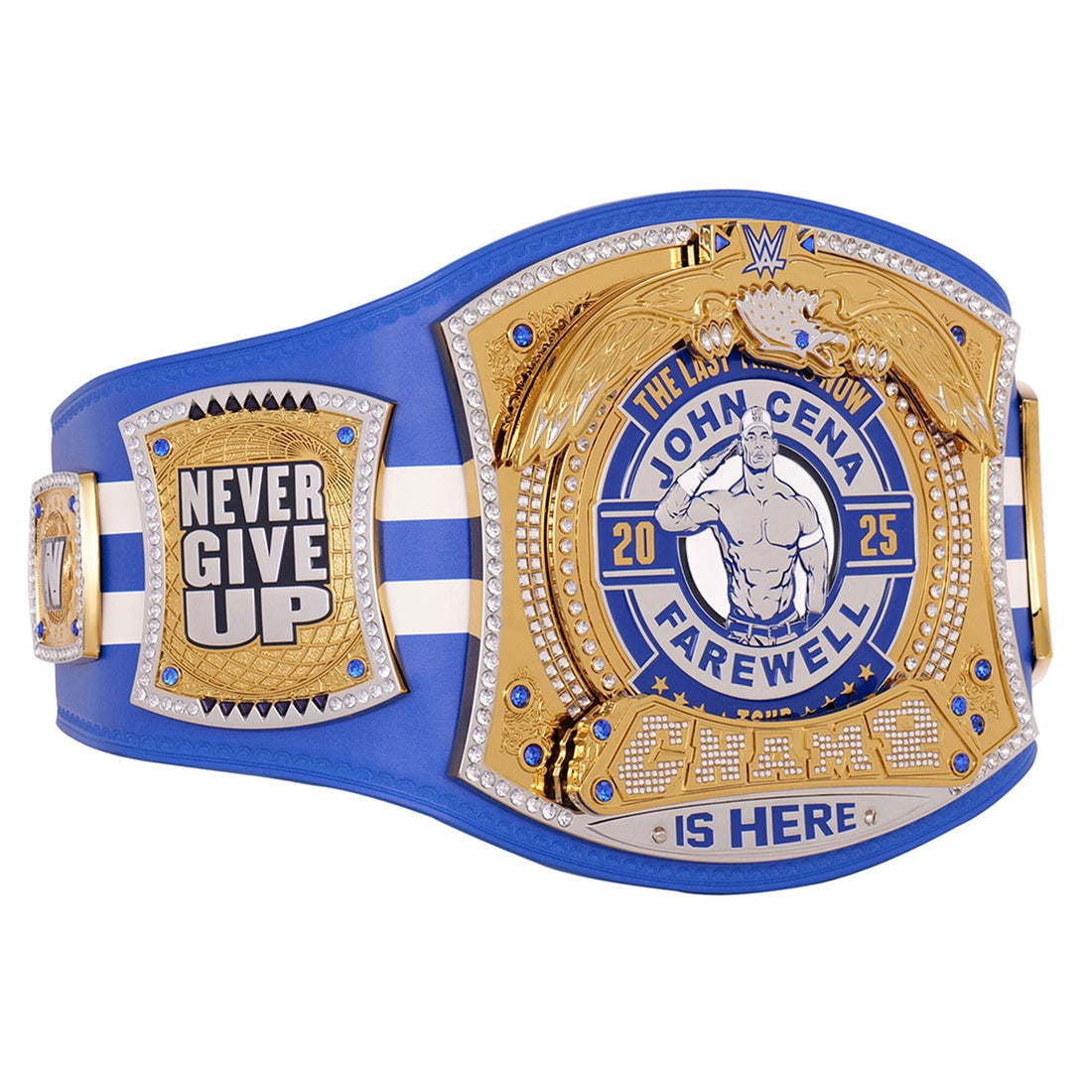 John Cena Farewell Tour 2025 Spinner Championship Title Belt – Custom WWE Championship Belt Edition with Display Case