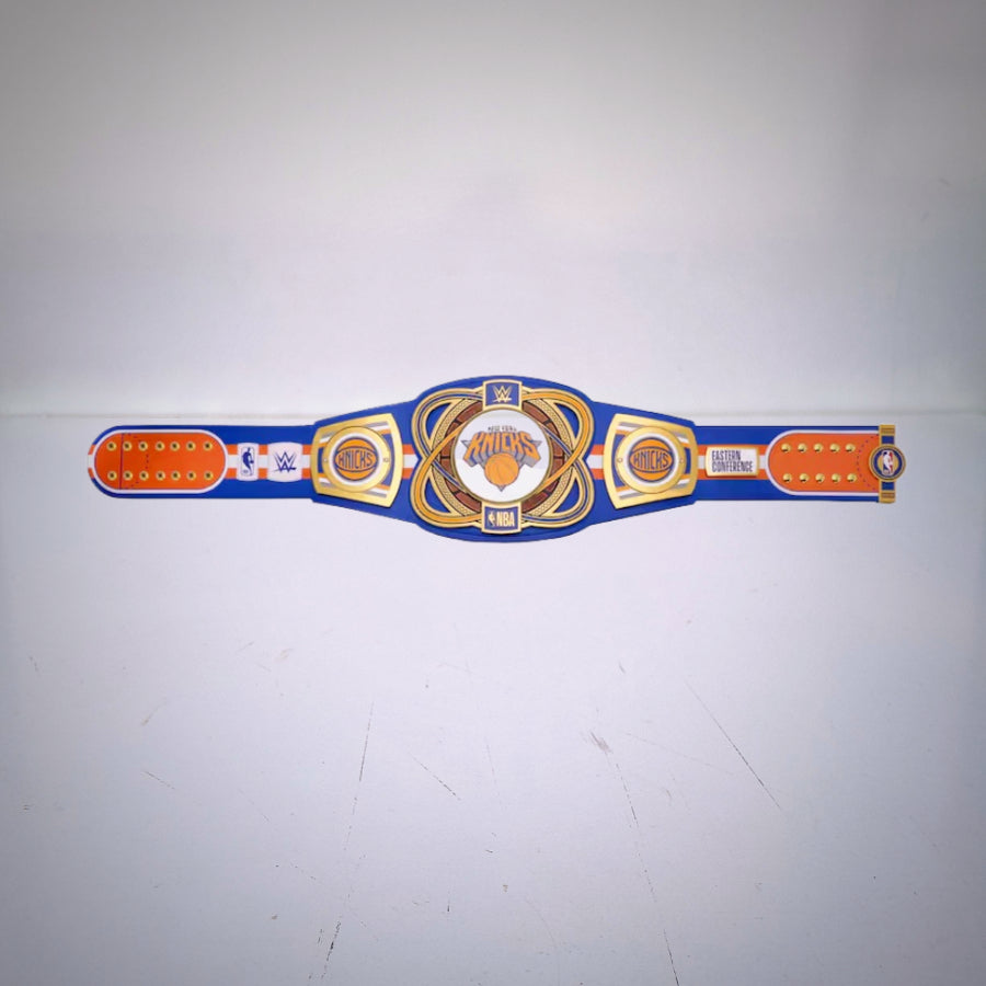 Celebrate the New York Knicks legacy with this WWE-inspired NBA Championship Belt.