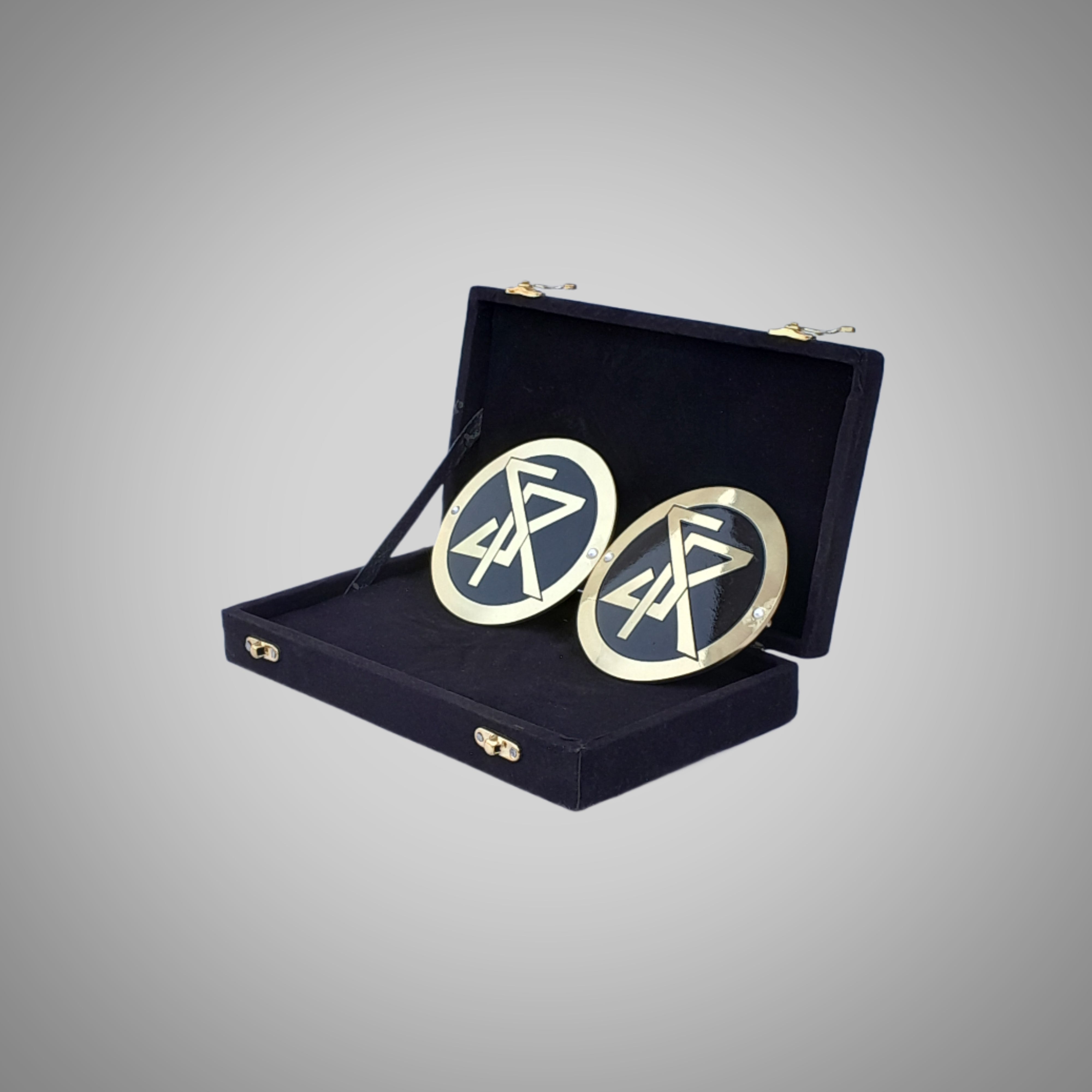 WWE AJ STYLES Side Plates in Brass Metal