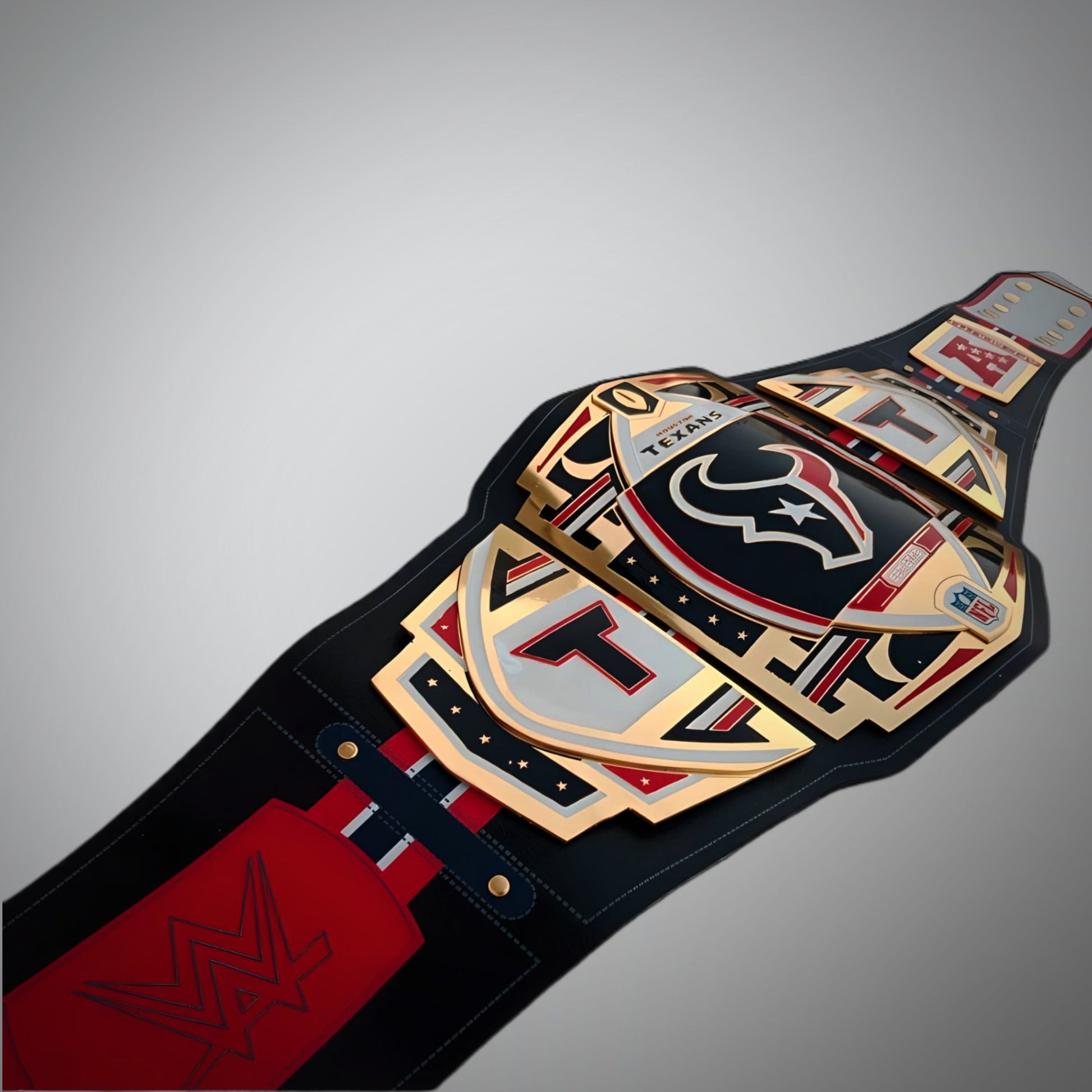 Show your Texans pride with the WWE Legacy Championship Edition belt.