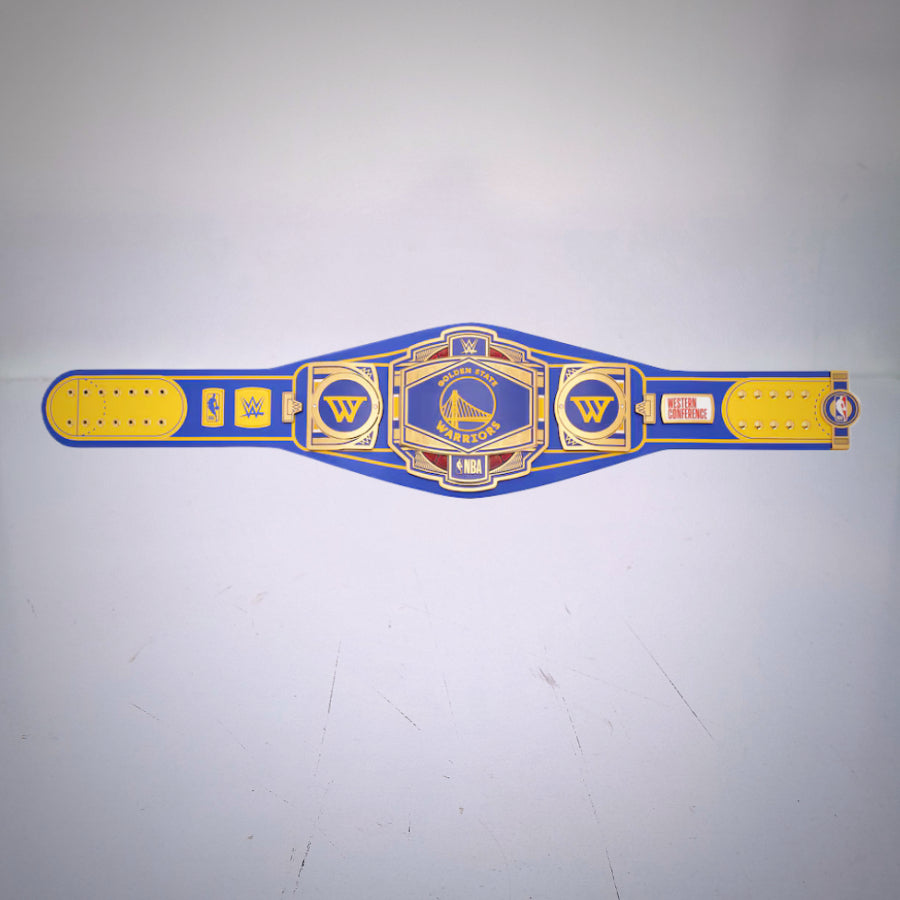 Golden State Warriors WWE NBA Belt, blending basketball pride and wrestling