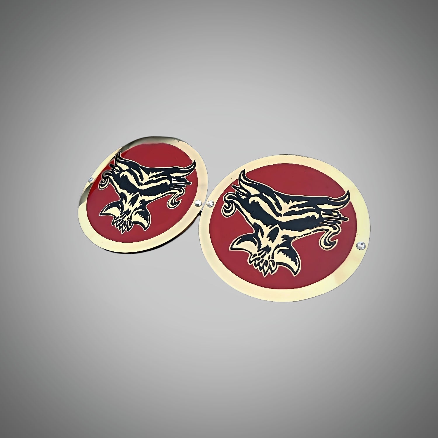 WWE championship title box set with Brock Lesnar side plates.