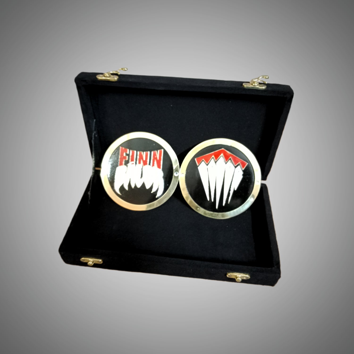 WWE Finn Balor side plates in championship title box