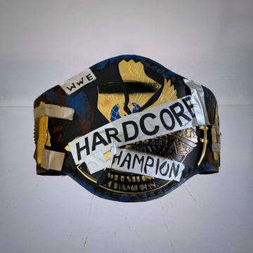 WWE Hardcore Championship Belt with rugged collector’s design.