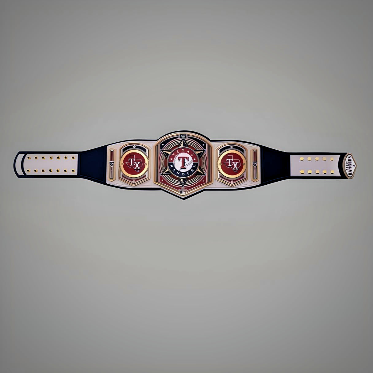 Texas Rangers themed WWE MLB Championship Belt with team colors