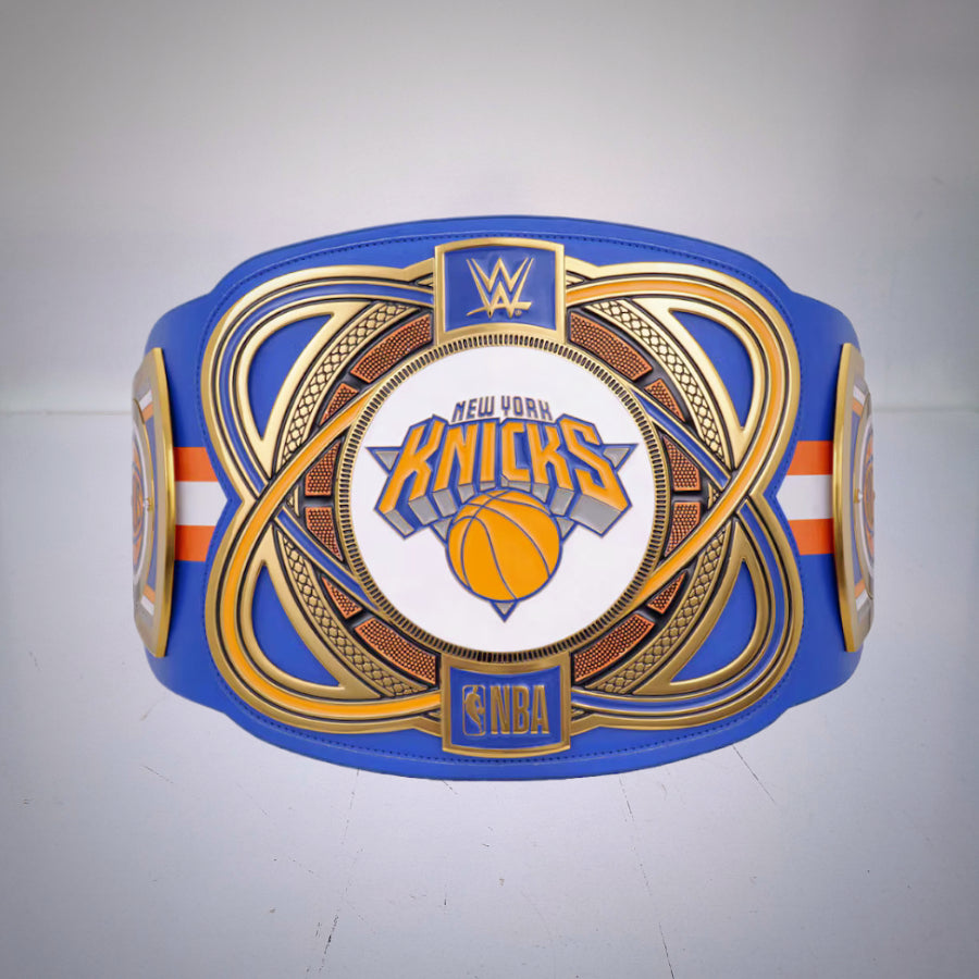 WWE New York Knicks NBA Legacy Championship Belt, a perfect blend of basketball and wrestling pride.