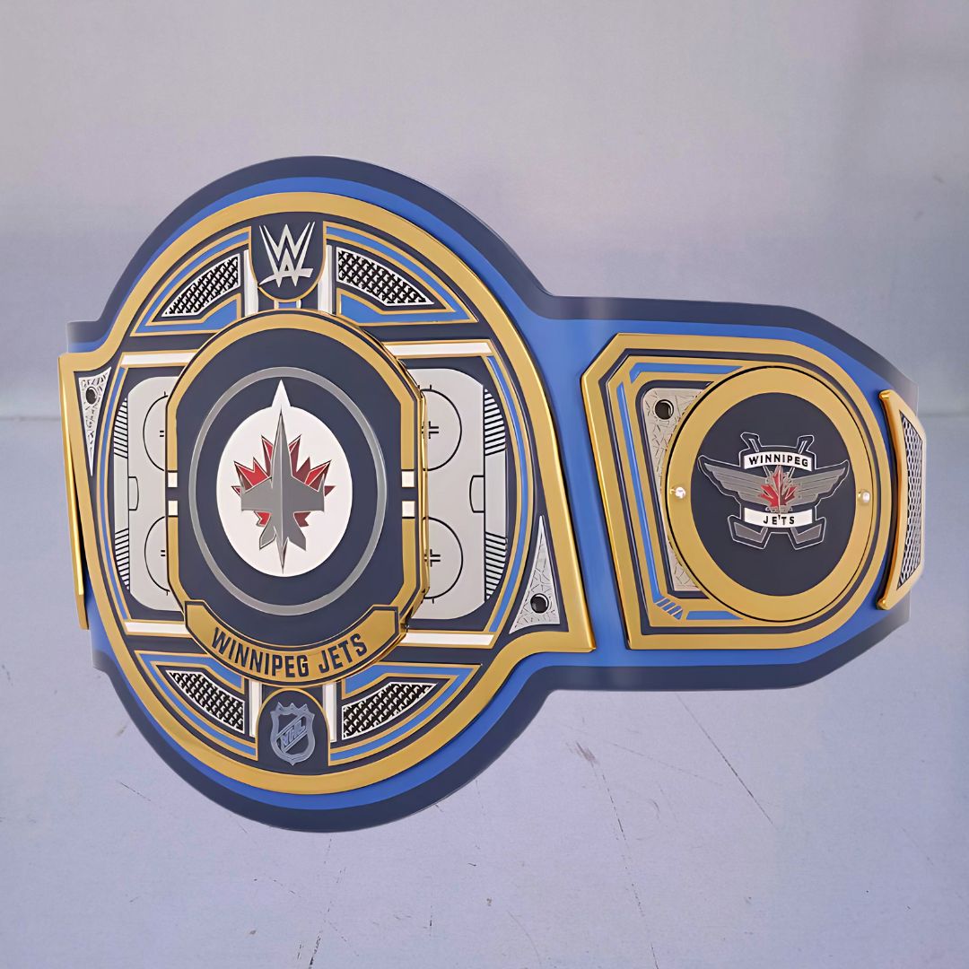 Winnipeg Jets Championship Belt with intricate design, representing the team's legacy.