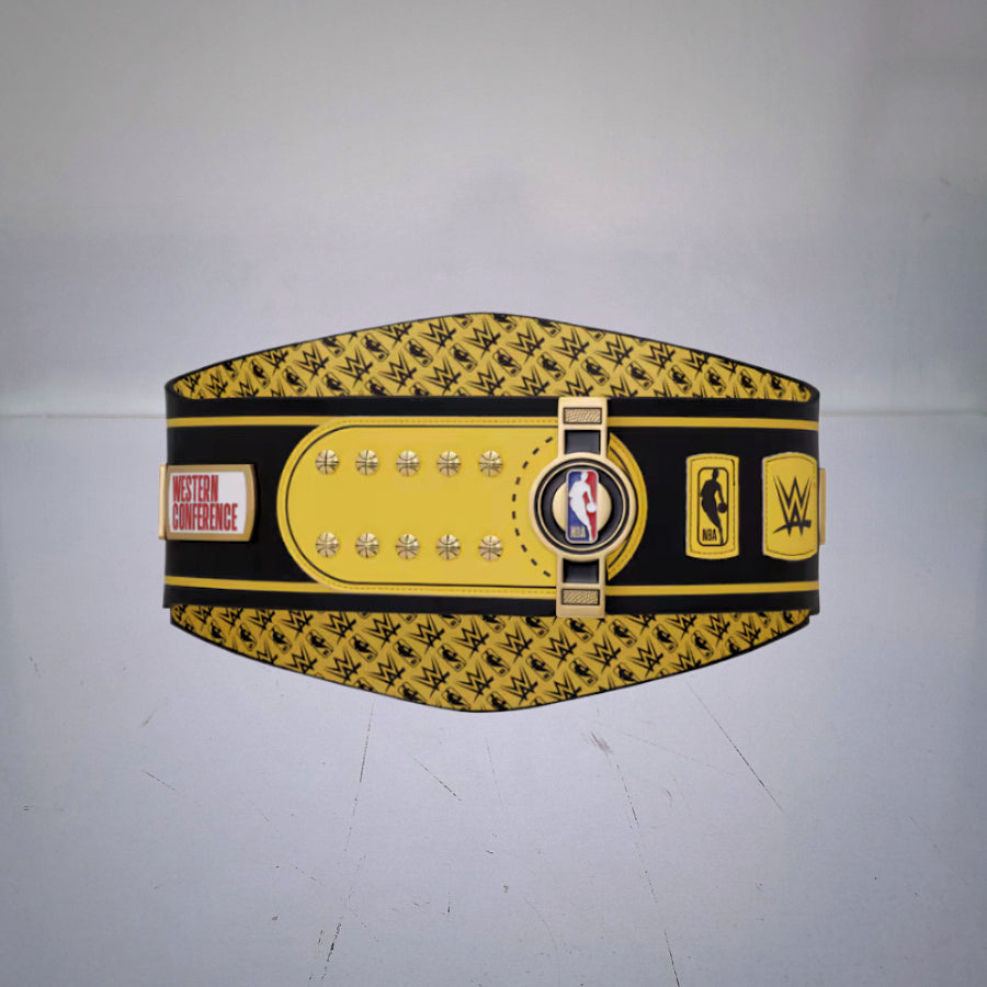 Premium Utah Jazz WWE NBA Championship Belt with official logo.